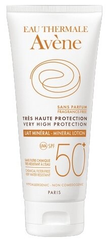 AVENE AVENE Молочко солнцезащитное с минеральным экраном SPF 50, 100 мл