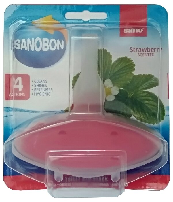 Sano подвеска для унитаза Sanobon Rim Block strawberry