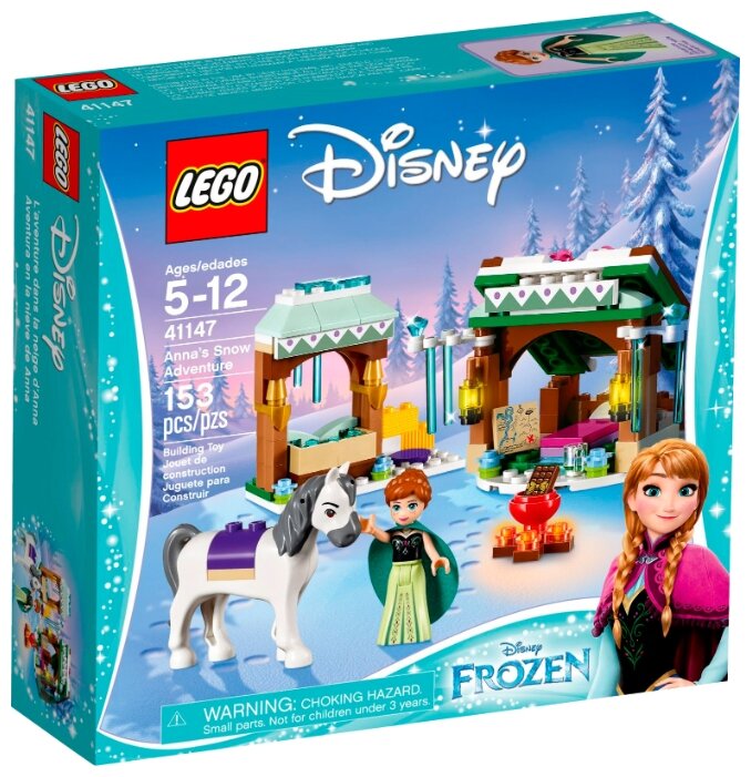 Конструктор LEGO Disney Princess 41147 Снежное приключение Анны, 153 дет.