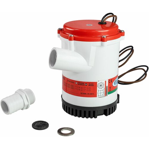 Помпа осушительная, 12 В, 1750GPH (6624 л/ч)