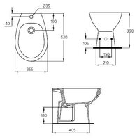 Биде Ideal STANDARD Eсco new W804001