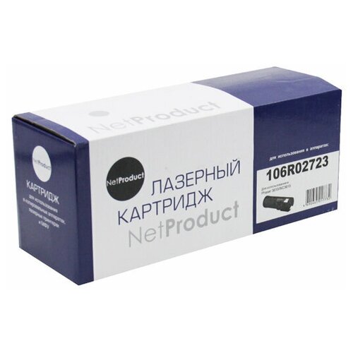 Тонер-картридж NetProduct (N-106R02723) для Xerox Phaser 3610/WC3615, 14,1K