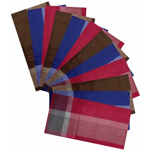 фото Носовой платок melagrana, коричневый, красный