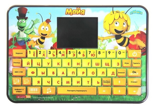 NEXT "Затейники" Пчелка Майя. Мой первый планшет с цветным экраном 53 функции 8 игр GT6674