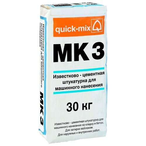 фото Штукатурка quick-mix mk 3 h 30 кг