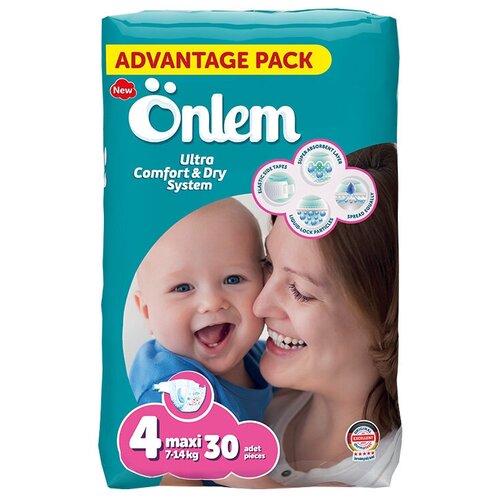 Подгузники детские Onlem CLASSIC MAXI (7-14кг) ADVANTAGE PACK