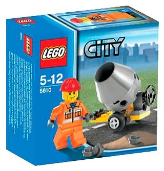 Конструктор LEGO City 5610 Строитель, 23 дет.