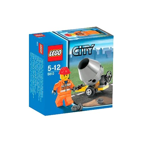 Конструктор LEGO City 5610 Строитель, 23 дет. фигурка строителя с аксессуарами