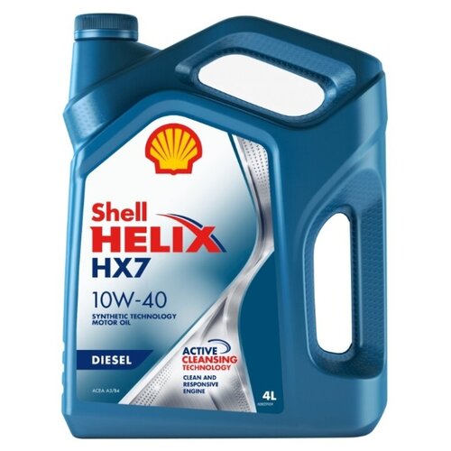 фото Моторное масло SHELL Helix HX7 Diesel 10W-40 4 л