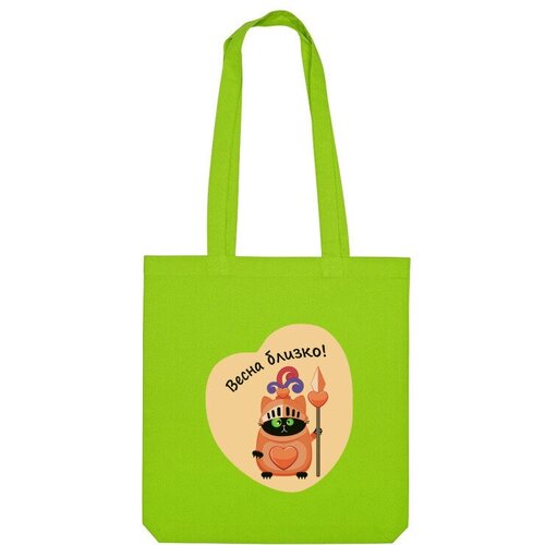 фото Сумка шоппер us basic, зеленый