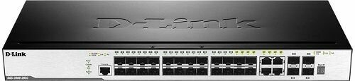 Коммутатор D-link DGS-3000-28SC/A1A 20xSFP Gb, 4xCombo UTP/SFP Gigabit, 4x10GBase-X SFP+, L2