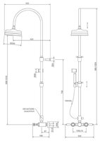 Душевая стойка la Torre Imperial 15036 COL LEO 20