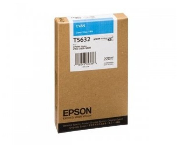 Картридж EPSON T563200/T603200 ST PRO-7800/9800 голубой оригинал