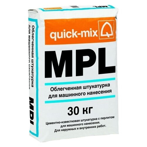 фото Штукатурка quick-mix mpl wa 30 кг