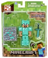 Игровой набор Jazwares Minecraft Стив в алмазной броне 16504