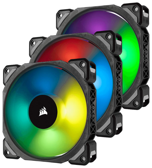 Система охлаждения для корпуса Corsair ML120 PRO RGB LED 3 Fan Pack