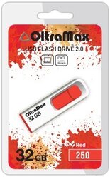 Флешка OltraMax 250 32 GB, red