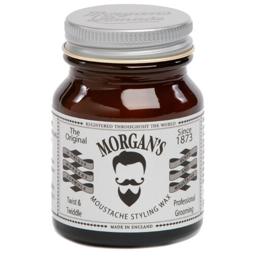 Morgan's Воск для усов Twist & Twiddle Moustache Wax, 50 г