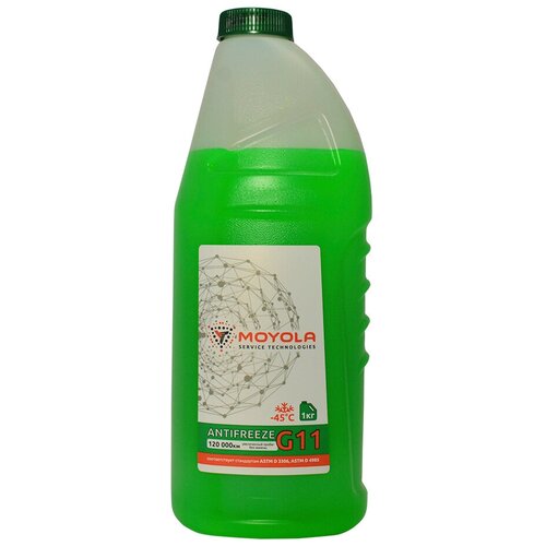 Moyola антифриз g-11 зеленый 1кг ma1g11 307₽