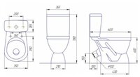 Унитаз SMARTsant ЭкоМикс VT6026W