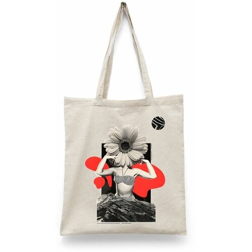 фото Сумка шоппер каждому своё, бежевый