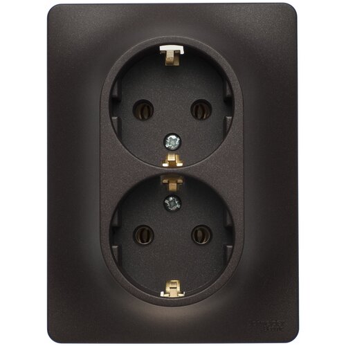 Розетка Systeme Electric GSL000824 GLOSSA, 16 А, с заземлением