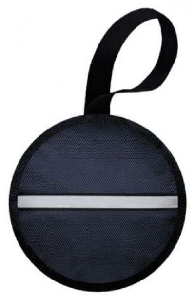 TAPPI Игрушка для собак "Дроп", синий круг со светоотражающей полоской, 20*20см 0.25 кг