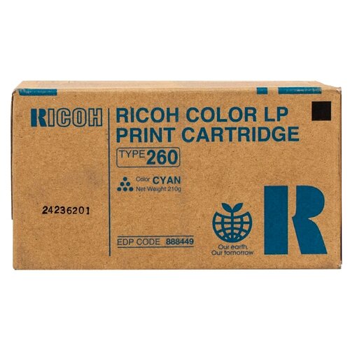 Картридж Ricoh type 260 Cyan, 10000 стр, голубой картридж ricoh type 260 cyan 10000 стр голубой