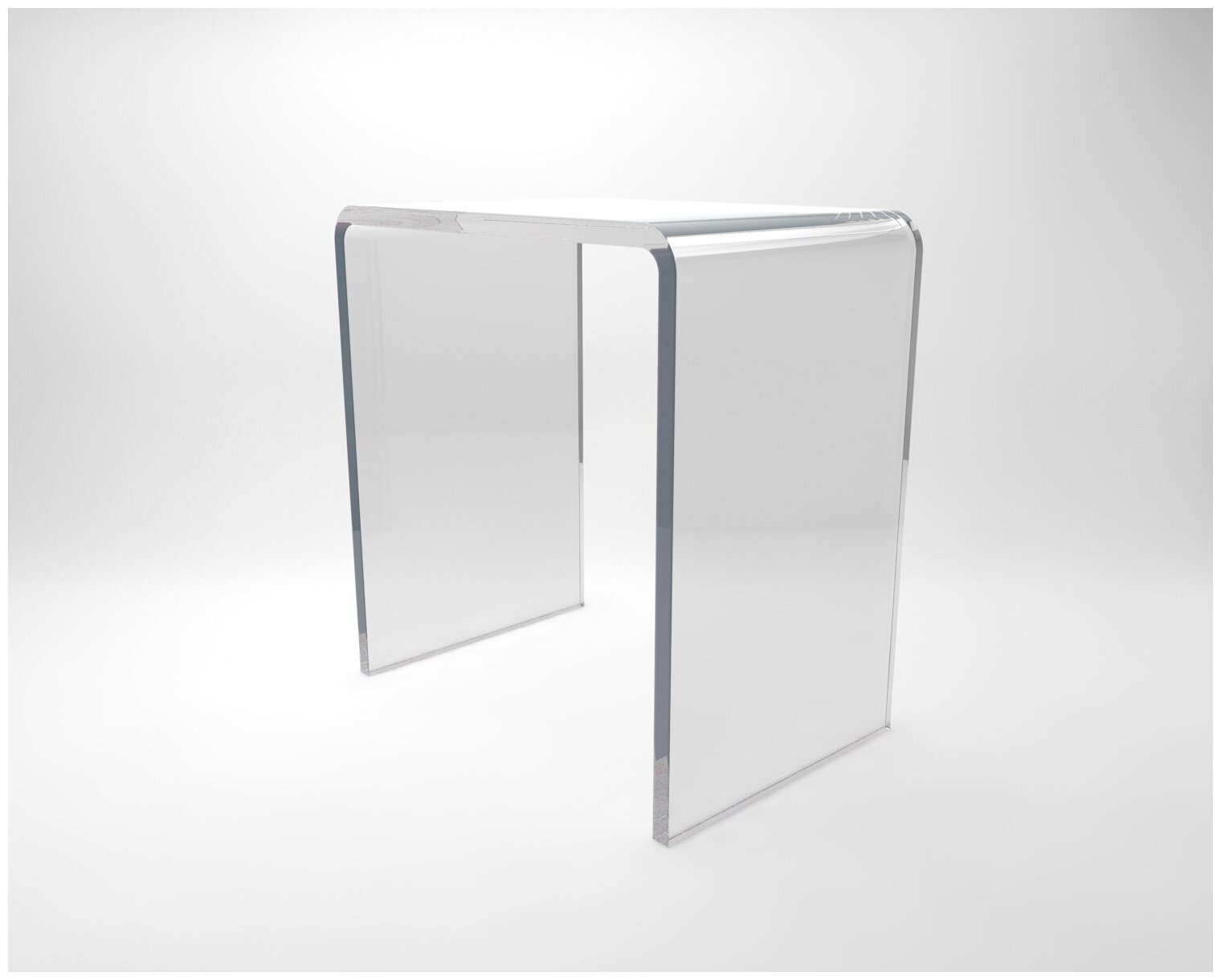 фото Стул акриловый для ванной комнаты