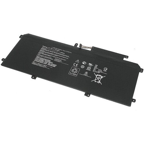 Аккумуляторная батарея для ноутбука Asus UX305 (C31N1411) 11.4V 45WH черная аккумулятор батарея для ноутбука asus ux305 c31n1411 11 4v 45wh черная