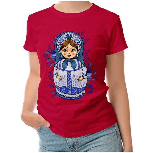 фото Футболка roly, размер s, красный