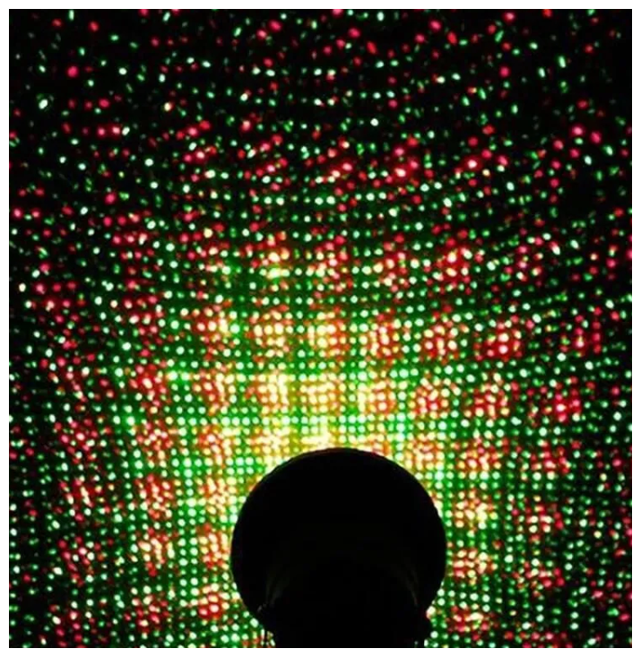 Лазерный проектор Laser Light Звездный дождь\ 6 режимов с пультом\ Лазерный проектор уличный\ SpectrumLight\ — фото 1