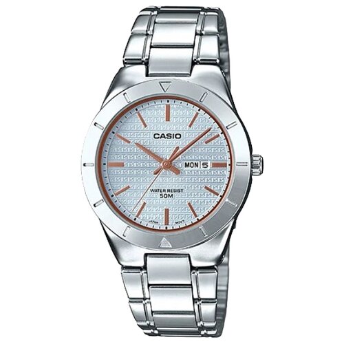 Наручные часы CASIO Collection LTP-1410D-2A, голубой, серебряный наручные часы casio серебряный