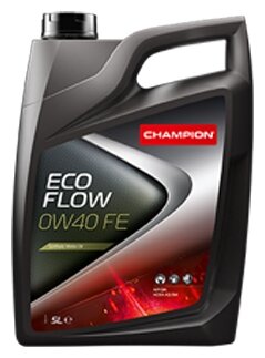 CHAMPION 8213366 масло моторное синтетическое 5Л - ECO FLOW 0W40 FE