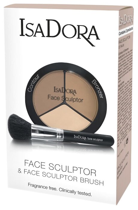 IsaDora Набор: Многофункциональное средство для макияжа лица Face Sculptor 03, кисть для макияжа лица Face Sculptor