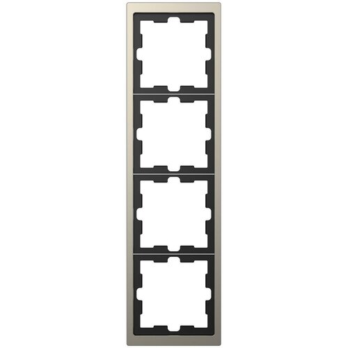 Рамка 4п Schneider Electric MTN4040-6550 Merten D-Life