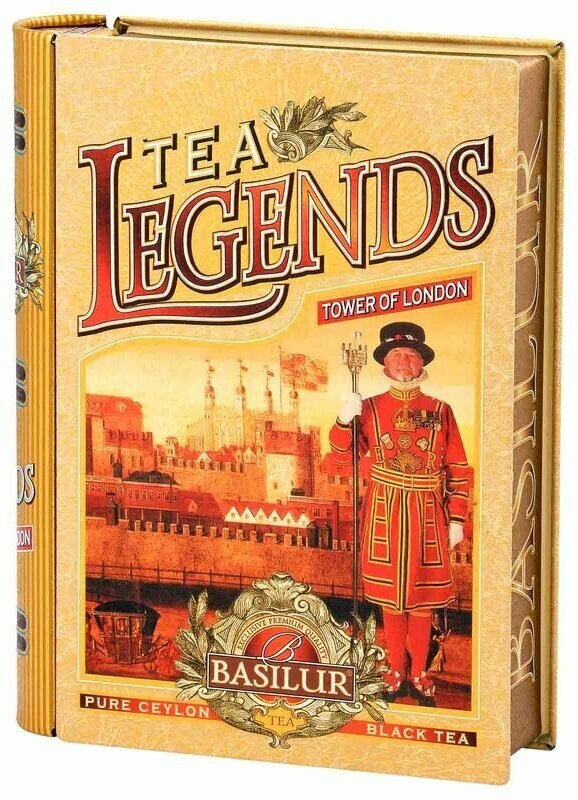 Чай подарочный Basilur Чайная книга Чайные легенды Лондонский Тауэр листовой черный 100 г - фотография № 12