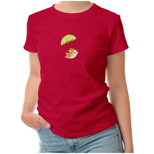 фото Футболка roly, размер s, красный