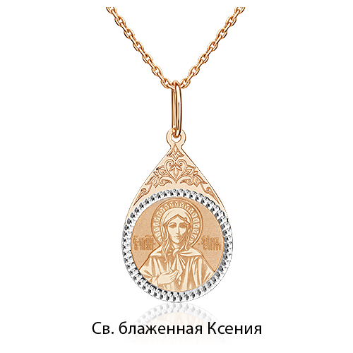 PLATINA jewelry Подвеска из красного золота без камней 03-1655-00-000-1110