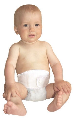 Бандаж Крейт грыжевой на брюшную стенку (для новорожденных) белый - фото №14