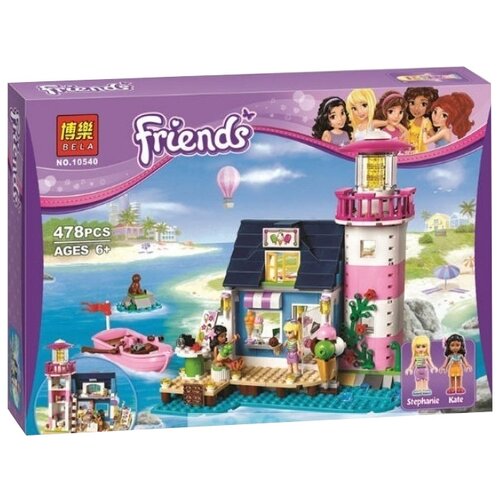 конструктор lego friends органическое кафе хартлейк сити Конструктор Lari (Bela) Friends 10540 Маяк Хартлейк Сити, 478 дет.