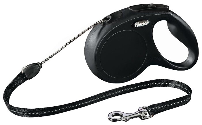 Поводок-рулетка для собак Flexi New Classic S тросовый
