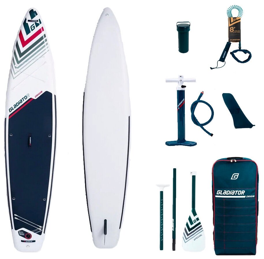 Cап борд надувной двухслойный Gladiator ORIGIN 12'6" T Special Color / Sup board, сапборд, доска для сап серфинга