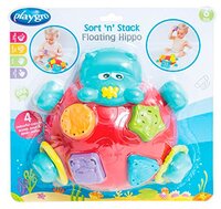 Игрушка для ванной Playgro Sort n' Stack Floating Hippo (0186575) фиолетовый