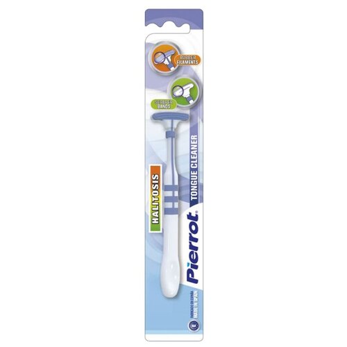 Купить Pierrot Tongue Cleaner скребок для чистки языка, синий/зеленый, Зубные щетки