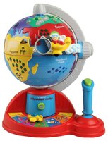 Интерактивная развивающая игрушка VTech Обучающий глобус красный/синий