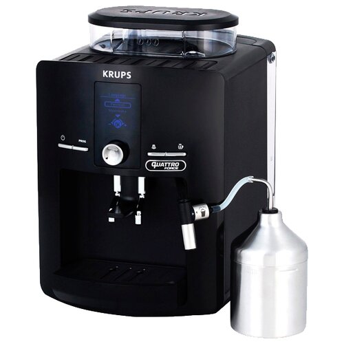 Кофемашина Krups EA82F010 Quattro Force, черный кофемашина krups ea82f810 quattro force черный