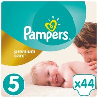 Pampers подгузники Premium Care 5 (11-18 кг) 44 шт.