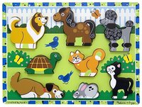 Пазл Melissa & Doug Домашние животные (3724) , элементов: 8 шт.