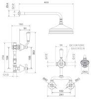 Верхний душ la Torre Leonardo 23750 R Soff Kit